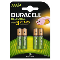 Аккумулятор Duracell Recharge DC2400 Ni-MH AAA\/HR03 750 mAh BL 4шт
