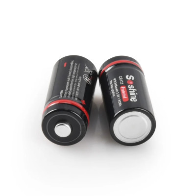 Аккумулятор Soshine CR123A/16340 600mAh 1шт