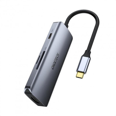 Концентратор Choetech HUB-M19 7 в 1 USB-C to HDMI Multiport Adapter Концентратор Choetech HUB-M19 7 в 1 USB-C to HDMI Multiport Adapter