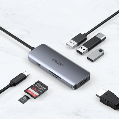Концентратор Choetech HUB-M19 7 в 1 USB-C to HDMI Multiport Adapter Концентратор Choetech HUB-M19 7 в 1 USB-C to HDMI Multiport Adapter