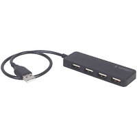 USB-хаб Gembird 4 ports Black (UHB-U2P4-06)