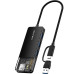 USB-хаб Cabletime CB03B USB Type-C 4-в-1