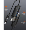 USB-хаб Cabletime CB03B USB Type-C 4-в-1