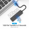USB-хаб Vention TGKBB 4 ports Black