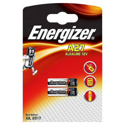 Батарейка Energizer A27 (27A) 12V BL 2 шт Батарейка Energizer A27 (27A) 12V BL 2 шт