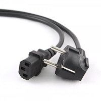 Силовой кабель Cablexpert PC-186-VDE-10M (С13), VDE, черный, 10 м