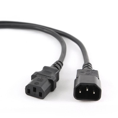 Силовой кабель Cablexpert PC-189-VDE-5M (C13-C14), VDE, черный, 5м