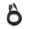Силовой кабель Cablexpert PC-189-VDE-5M (C13-C14), VDE, черный, 5м