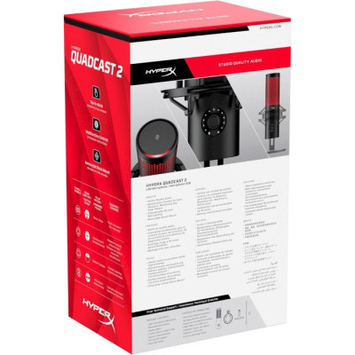 Микрофон HyperX Quadcast 2 (872V1AA) Микрофон HyperX Quadcast 2 (872V1AA)