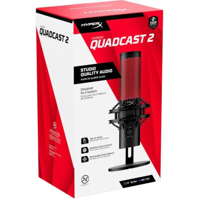 Микрофон HyperX Quadcast 2 (872V1AA) Микрофон HyperX Quadcast 2 (872V1AA)