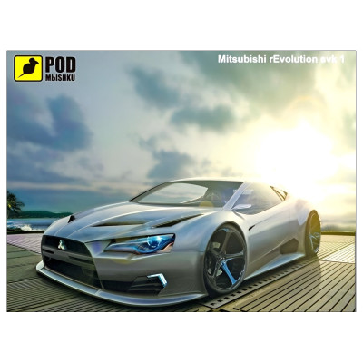Коврик для мыши Podmyshku Mitsubishi