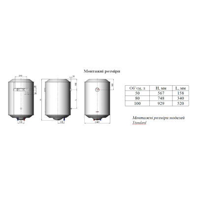 Водонагрівач Nova Tec NT-S 80 Standard