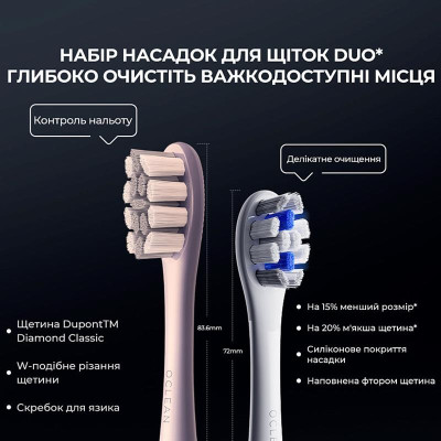 Умная зубная электрическая щетка Oclean X Pro Digital Electric Toothbrush Purple (6970810553475) Умная зубная электрическая щетка Oclean X Pro Digital Electric Toothbrush Purple (6970810553475)