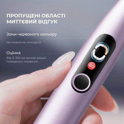Умная зубная электрическая щетка Oclean X Pro Digital Electric Toothbrush Purple (6970810553475) Умная зубная электрическая щетка Oclean X Pro Digital Electric Toothbrush Purple (6970810553475)