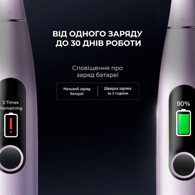 Умная зубная электрическая щетка Oclean X Pro Digital Electric Toothbrush Purple (6970810553475) Умная зубная электрическая щетка Oclean X Pro Digital Electric Toothbrush Purple (6970810553475)