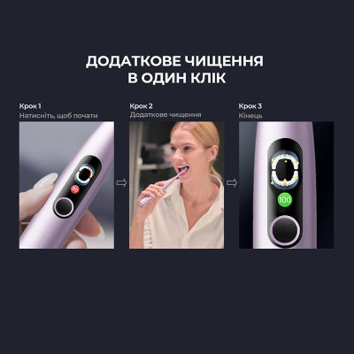 Умная зубная электрическая щетка Oclean X Pro Digital Electric Toothbrush Purple (6970810553475) Умная зубная электрическая щетка Oclean X Pro Digital Electric Toothbrush Purple (6970810553475)