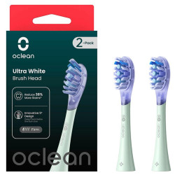 Насадка для зубной электрической щетки Oclean UW01 G02 Ultra White Brush Head Green (2 шт) (6970810553529)