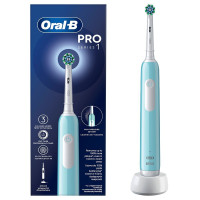 Зубная электрическая щетка Braun Oral-B Pro1 D305.513.3 CrossAction Caribbean Blue Зубная электрическая щетка Braun Oral-B Pro1 D305.513.3 CrossAction Caribbean Blue