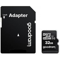 Карта пам`ятi MicroSDHC 32GB UHS-I Class 10 Goodram + SD-adapter (M1AA-0320R12)