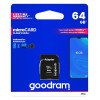 Карта пам`ятi MicroSDXC 64GB UHS-I Class 10 Goodram + SD-adapter (M1AA-0640R12)