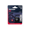 Карта памяти MicroSDXC 512GB UHS-I/U3 Class 10 Patriot EP A1 R90/W80MB/s + SD-adapter (PEF512GEP31MCX)