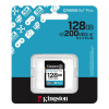 Карта памяти SDXC 128GB UHS-I/U3 Class 10 Kingston Canvas Go! Plus R200/W200MB/s (SDG4/128GB)