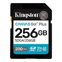 Карта пам`ятi SDXC 256GB UHS-I/U3 Class 10 Kingston Canvas Go! Plus R200/W160MB/s (SDG4/256GB)