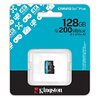 Карта памяти MicroSDXC 128GB UHS-I/U3 Class 10 Kingston Canvas Go! Plus R200/W200MB/s (SDCG4/128GBSP)