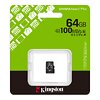 Карта памяти MicroSDXC 64GB UHS-I Class 10 Kingston Canvas Select Plus R100MB/s (SDCS3/64GBSP)