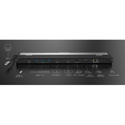 Док-станція J5create USB-C 10-в-1 (JCD542-N) Док-станція J5create USB-C 10-в-1 (JCD542-N)