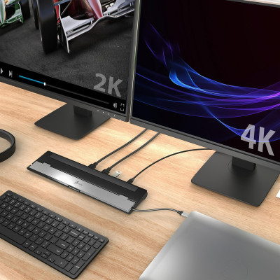 Док-станція J5create USB-C 10-в-1 (JCD542-N) Док-станція J5create USB-C 10-в-1 (JCD542-N)