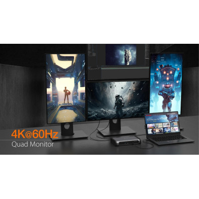 Док-станция J5create USB-C 15-в-1 (JTD568-EN)