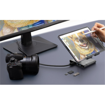 Док-станция J5create USB-C 8-в-1 (JTS224-N)