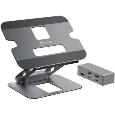 Док-станция J5create USB-C 6-в-1 (JTS327-N)