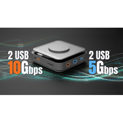 Док-станция J5create USB-C 12-в-1 (JCD3199-N)