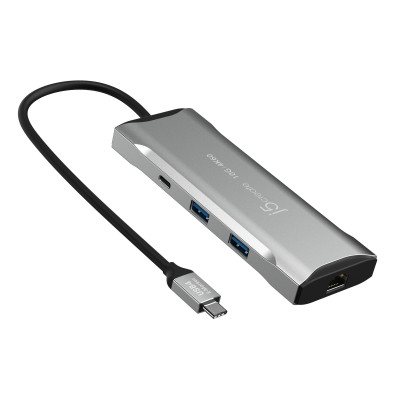 Док-станция J5create USB-C 7-в-1 (JCD393-N)