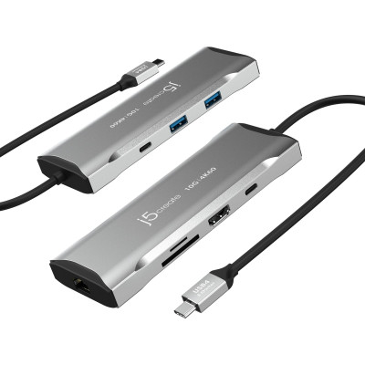 Док-станция J5create USB-C 7-в-1 (JCD393-N)