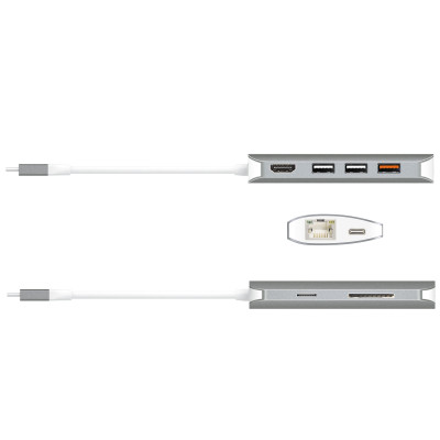 Док-станция J5create USB-C 9-в-1 (JCD383-N)
