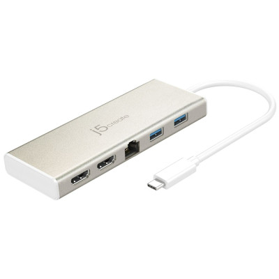 Док-станция J5create USB-C 6-в-1 (JCD381-N)