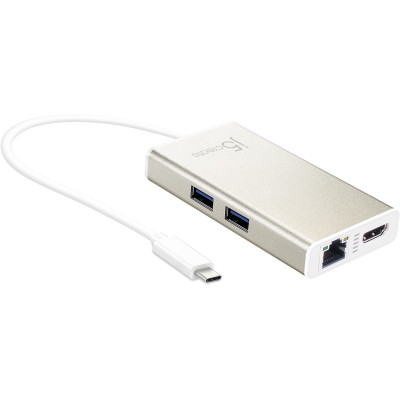 Док-станция J5create USB-C 5-в-1 (JCA374-N)