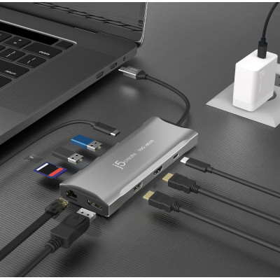 Док-станція J5create USB-C 11-в-1 (JCD397-N) Док-станція J5create USB-C 11-в-1 (JCD397-N)