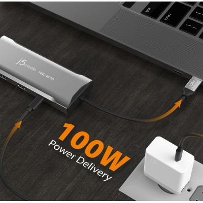 Док-станція J5create USB-C 11-в-1 (JCD397-N) Док-станція J5create USB-C 11-в-1 (JCD397-N)