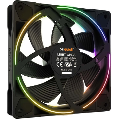 Вентилятор be quiet! Light Wings 120mm PWM Black (BL072) Вентилятор be quiet! Light Wings 120mm PWM Black (BL072)