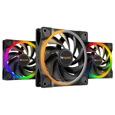 Вентилятор be quiet! Light Wings 120mm PWM High-Speed 3-Pack Black (BL077)