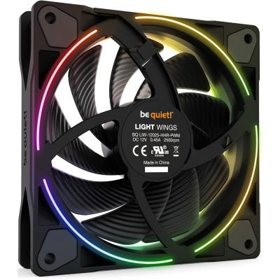 Вентилятор be quiet! Light Wings 120mm PWM High-Speed 3-Pack Black (BL077) Вентилятор be quiet! Light Wings 120mm PWM High-Speed 3-Pack Black (BL077)