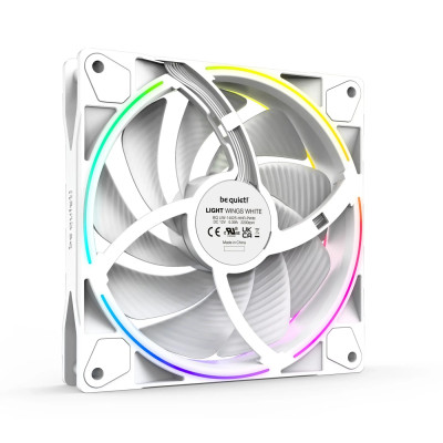 Вентилятор be quiet! Light Wings 140mm PWM High-Speed 3-Pack White (BL103) Вентилятор be quiet! Light Wings 140mm PWM High-Speed 3-Pack White (BL103)