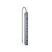 USB-хаб REAL-EL CQ-1000 USB3.0х3/USB-C/HDMI/VGA/RJ45/SD/TF/3.5 mm audio, 0.4m, Space Grey