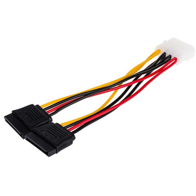 Кабель живлення Atcom (16148) Molex-2Sata, 0.2 м