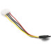 Кабель живлення PowerPlant (CA910953) Molex - SATA, 0.15 м