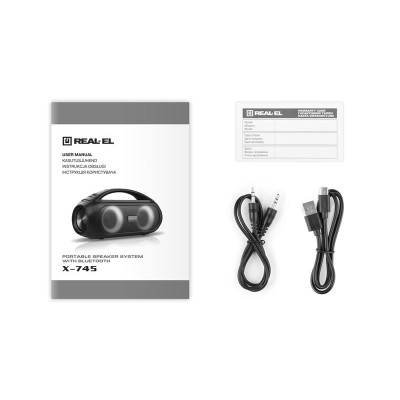 Акустична система REAL-EL X-745 Black